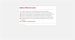 Desktop Screenshot of crifat-cm.com